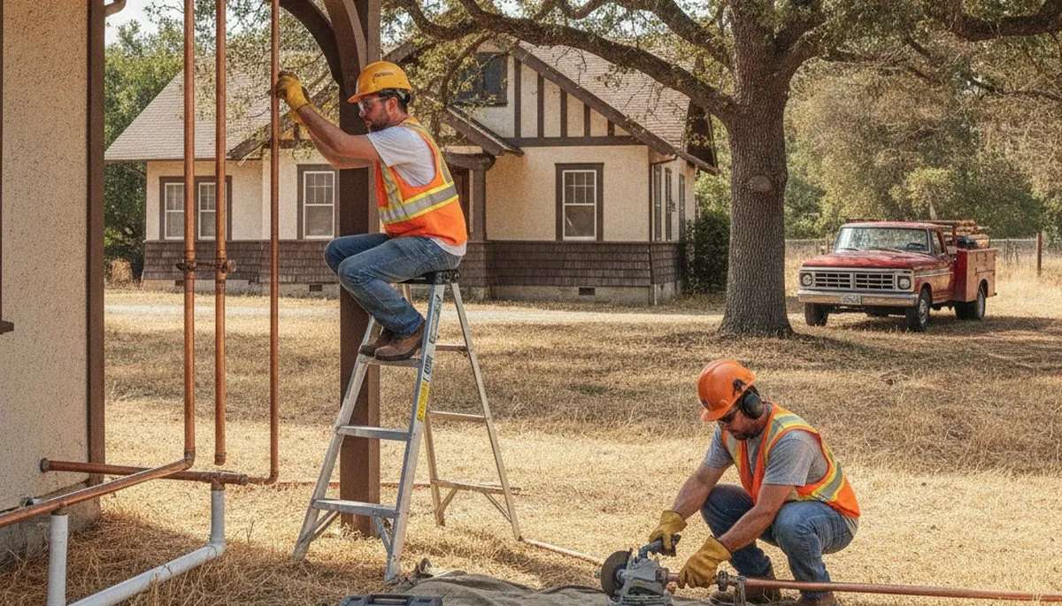Professional plumber truck for plumbing repair services in Chico, CA