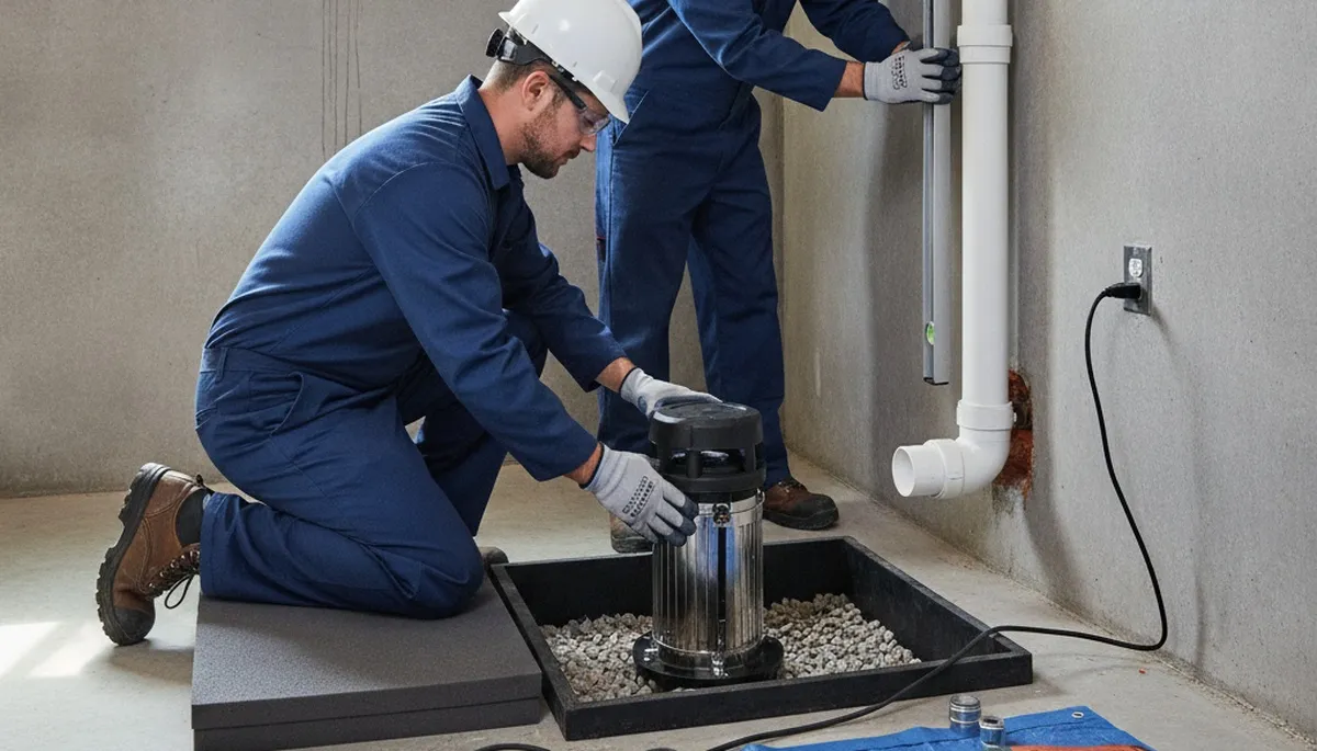 Sump pump installation for Chico, CA homes by On Call Plumbers, protecting against water intrusion