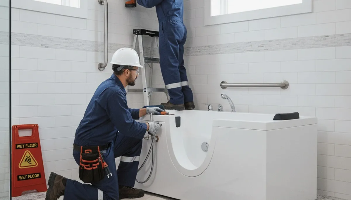 Walk-in tub installation for Chico, CA homes by On Call Plumbers